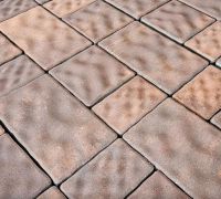 Тротуарная плитка Нобетек Старый город 2.0 2СГ5ф Колор микс №6 Оранжевый-красный