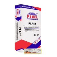 Пластичная гипсовая штукатурка Perel Plast Белая 30 кг